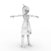 小天使-角色人体-角色-VR/AR模型-3D城