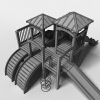 滑滑梯-建筑-基础设施-VR/AR模型-3D城