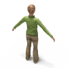 女人-角色人体-角色-VR/AR模型-3D城