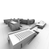 商业园区 -建筑-办公-VR/AR模型-3D城