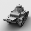 MS1轻型坦克-汽车-军事汽车-VR/AR模型-3D城
