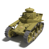 MS1轻型坦克-汽车-军事汽车-VR/AR模型-3D城