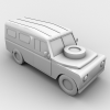 吉普车-汽车-家用汽车-VR/AR模型-3D城