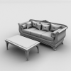 家具-家居-桌椅-VR/AR模型-3D城