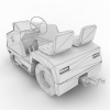机场行李牵引车-汽车-其它-VR/AR模型-3D城