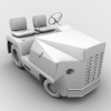 机场行李牵引车-汽车-其它-VR/AR模型-3D城