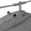 直升机-飞机-直升机-VR/AR模型-3D城