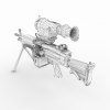 M249 TWS-VR/AR模型-3D城