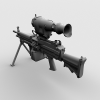 M249 TWS-VR/AR模型-3D城