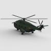直-8直升机-飞机-直升机-VR/AR模型-3D城