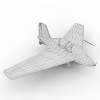ME163战斗机-飞机-军事飞机-VR/AR模型-3D城