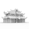 轩辕传奇建筑-建筑-科幻-VR/AR模型-3D城