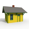 小房子-建筑-住宅-VR/AR模型-3D城