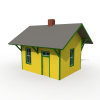 小房子-建筑-住宅-VR/AR模型-3D城