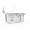 小房子-建筑-住宅-VR/AR模型-3D城