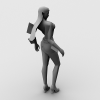 卓越之剑 精灵法-角色人体-角色-VR/AR模型-3D城