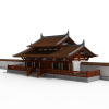 中国古建衙门-建筑-古建筑-VR/AR模型-3D城
