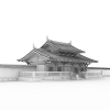 中国古建衙门-建筑-古建筑-VR/AR模型-3D城