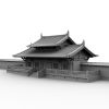 中国古建衙门-建筑-古建筑-VR/AR模型-3D城