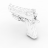 手枪 -军事-枪炮-VR/AR模型-3D城