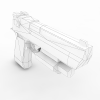 手枪 -军事-枪炮-VR/AR模型-3D城