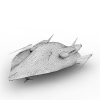 飞船-科技-航天卫星-VR/AR模型-3D城