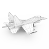 16117 J11战斗机-飞机-军事飞机-VR/AR模型-3D城