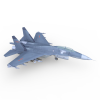 16117 J11战斗机-飞机-军事飞机-VR/AR模型-3D城
