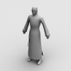 佛印-角色人体-角色-VR/AR模型-3D城