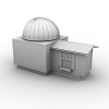 天文观测站-建筑-基础设施-VR/AR模型-3D城