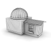 天文观测站-建筑-基础设施-VR/AR模型-3D城