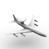 E-3 Sentry军用机-飞机-军事飞机-VR/AR模型-3D城