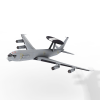 E-3 Sentry军用机-飞机-军事飞机-VR/AR模型-3D城