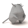 小德-角色人体-角色-VR/AR模型-3D城