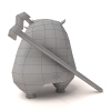 小德-角色人体-角色-VR/AR模型-3D城