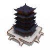 黄鹤楼-建筑-古建筑-VR/AR模型-3D城