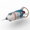 火箭-科技-航天卫星-VR/AR模型-3D城