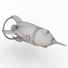 火箭-科技-航天卫星-VR/AR模型-3D城
