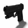 [枪械gun] 生化危机5武器（H&K P8）-角色人体-角色-VR/AR模型-3D城