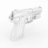 [枪械gun] 生化危机5武器（H&K P8）-角色人体-角色-VR/AR模型-3D城