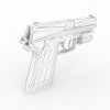 [枪械gun] 生化危机5武器（H&K P8）-角色人体-角色-VR/AR模型-3D城