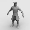 赤壁男猎户-角色人体-角色-VR/AR模型-3D城