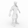 赤壁男猎户-角色人体-角色-VR/AR模型-3D城