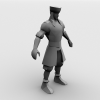 赤壁男猎户-角色人体-角色-VR/AR模型-3D城