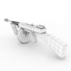 Thompson submachine gun 1921-VR/AR模型-3D城