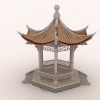 Asian Pavilion-建筑-古建筑-VR/AR模型-3D城