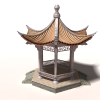 Asian Pavilion-建筑-古建筑-VR/AR模型-3D城