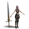 精灵-角色人体-角色-VR/AR模型-3D城