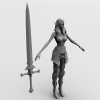 精灵-角色人体-角色-VR/AR模型-3D城