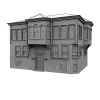 老房子-建筑-住宅-VR/AR模型-3D城